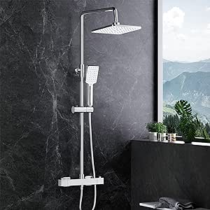 Wall Mounted Thermostatic Shower System