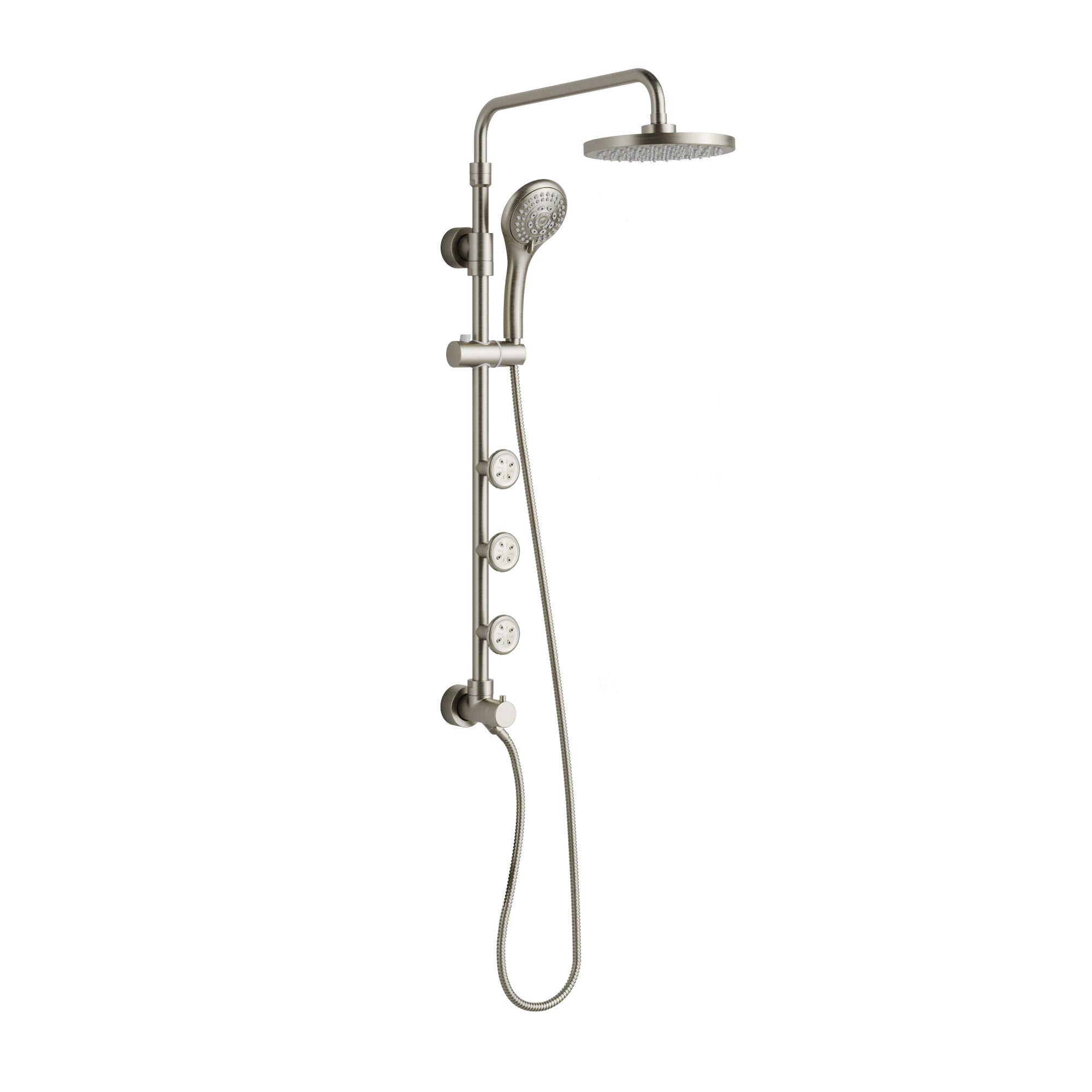 PULSE ShowerSpas Lanikai ShowerSpa Brushed-Nickel Shower System - 1028-CH